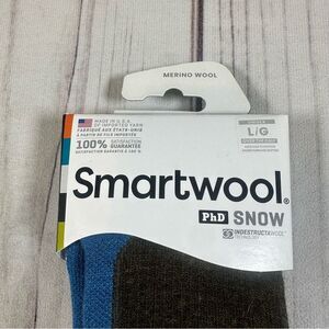 NWT! Smartwool PhD Snow Ski Merino Wool Over the Calf Socks Unisex Sz Large